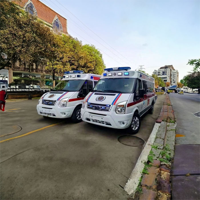 河南中原出租急救车护送到中国第九十一中心医院 救护车长途出租多少钱一公里