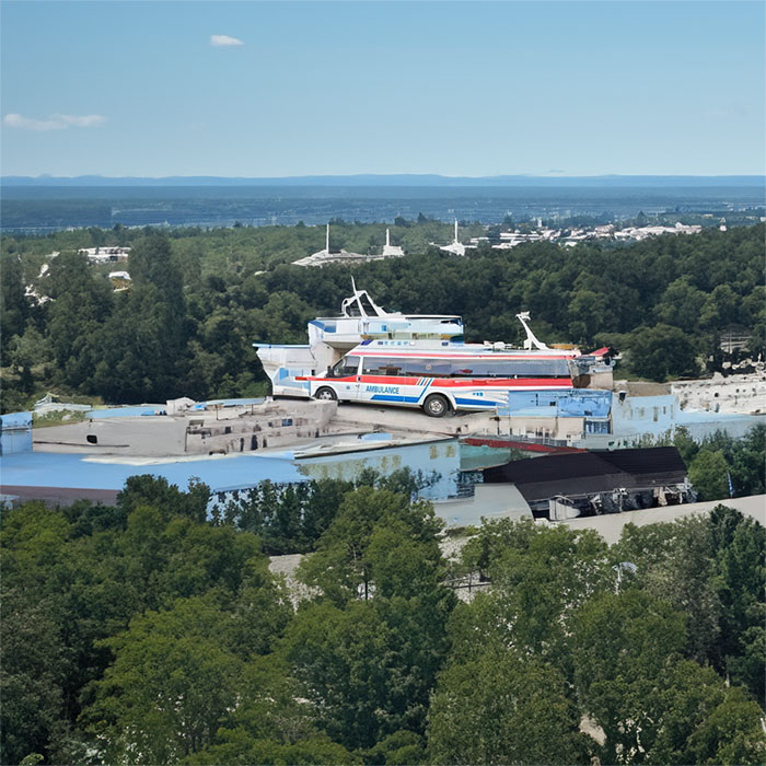 郑州经开区租用私人救护车护送到中国第九十一中心医院 救护车出租电话多少