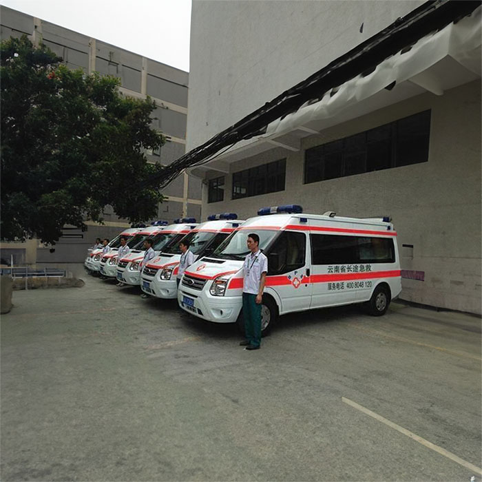 河南省郑州正规救护车出租转运到商丘市宁陵县跨省救护车