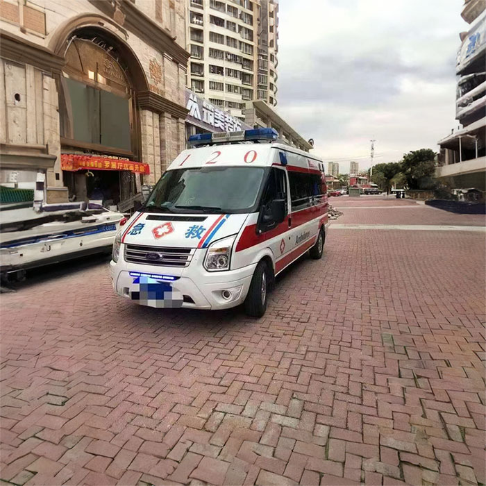 河南郑州新密租救护车护送到河南省河南省中医院 救护车出租车多少钱一公里