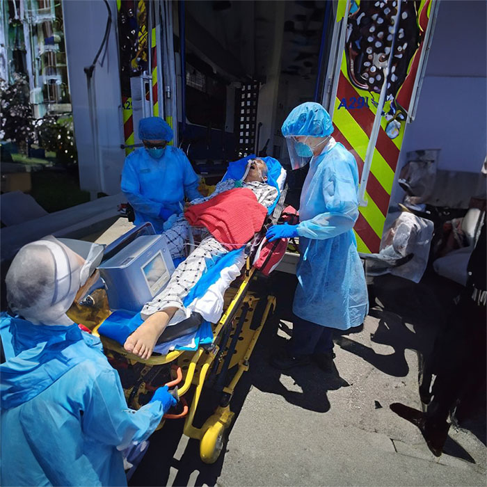 河南郑州市中牟救护车出租中心出租到安阳市安阳县救护车转运