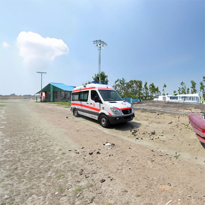 河南郑州新郑市出租救护车转运到周口市西华县长途救护车