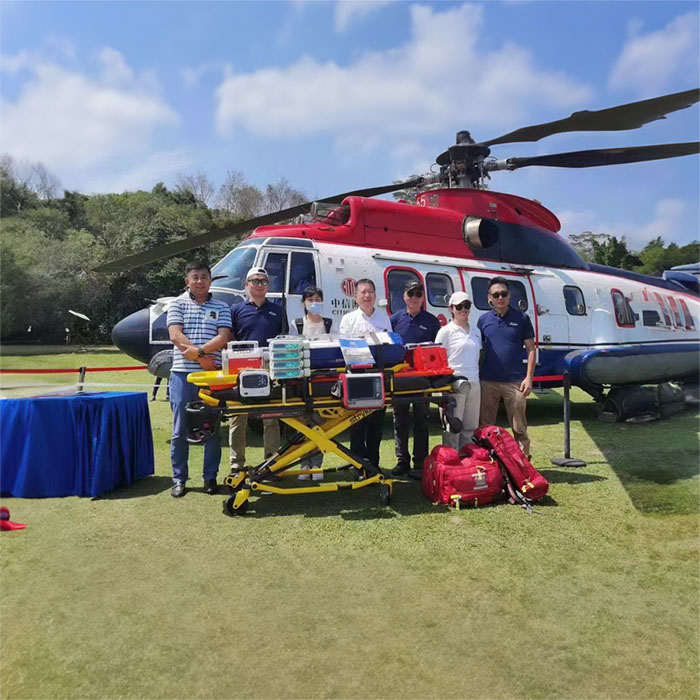 郑州经开区租赁救护车护送到开封市尉氏县租用救护车公司