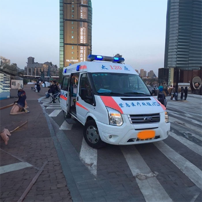 河南郑州经开区租120私人急救车到河南省焦作市第二人民医院 120救护车出租费多少钱