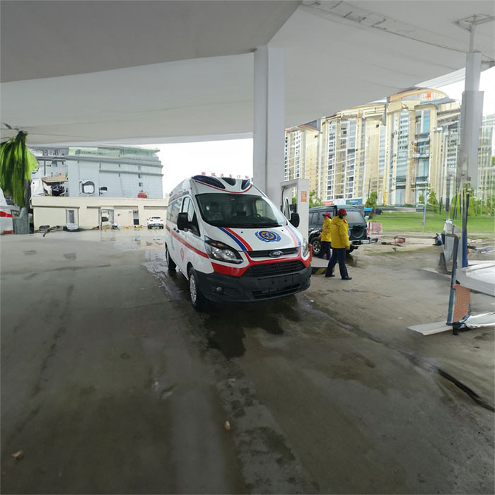 经开区救护车出租服务到驻马店市上蔡县接送病人救护车出租