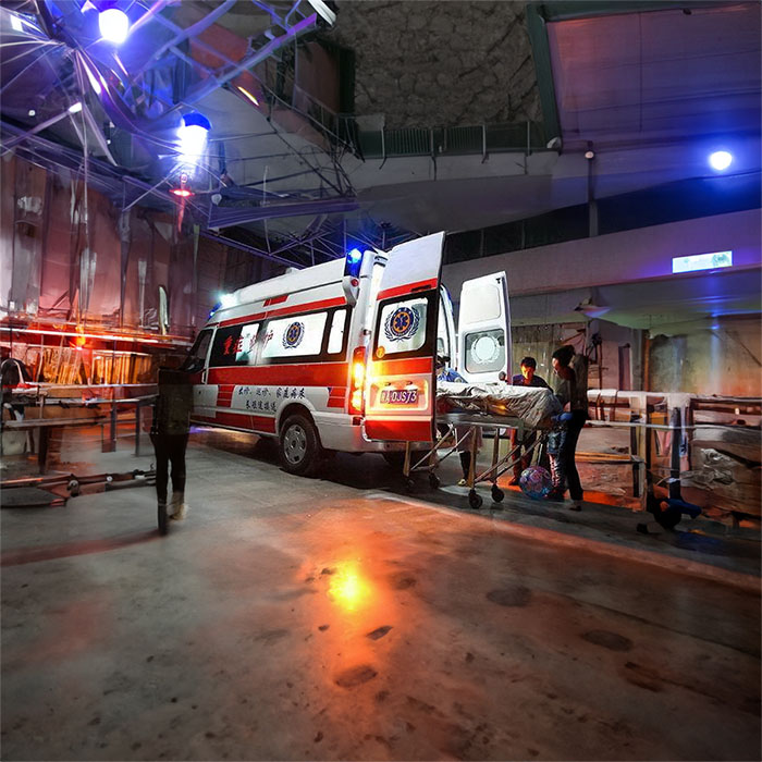 河南郑州市惠济预约私人救护车转运到河南中国第九十一中心医院 救护车出租价格大概多少钱一公里