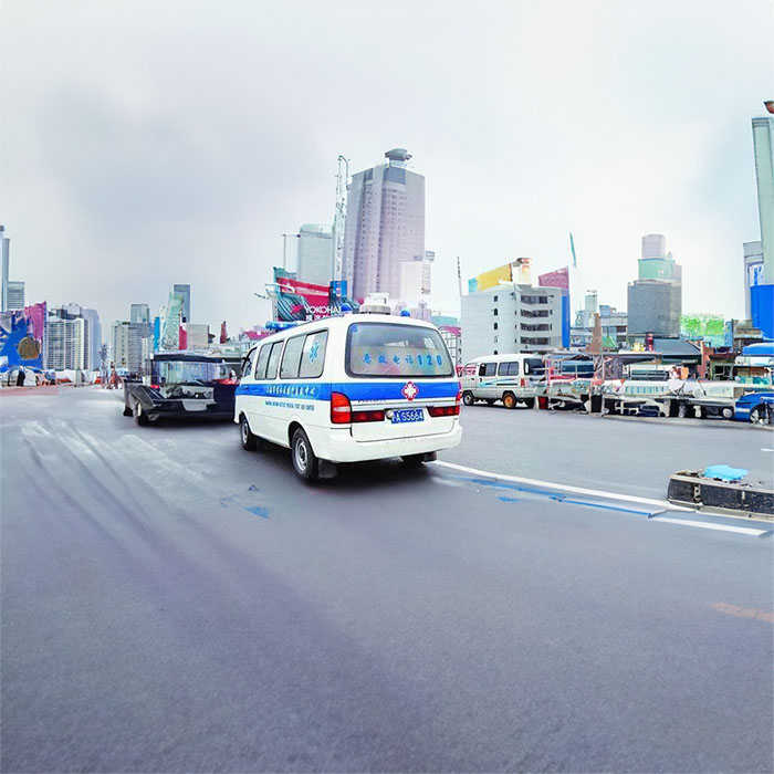 河南巩义救护车出租护送到周口市扶沟县救护病人转运车-救护车出租