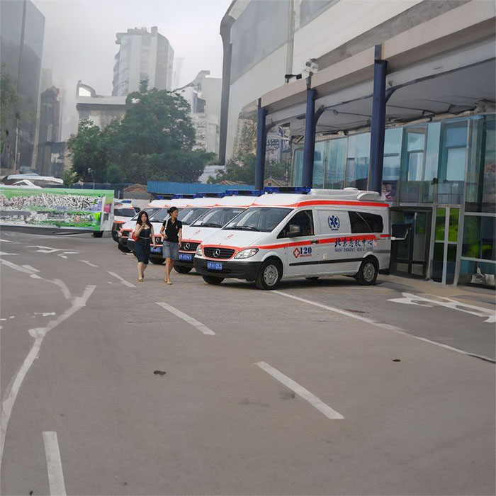 郑州管城区跨省救护车护送到信阳市商城县救护用车