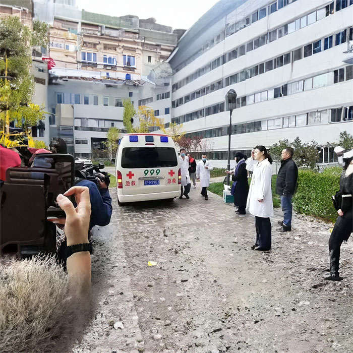 河南郑州市中牟县跨省救护车护送到郑州市登封市长途救护车车出租