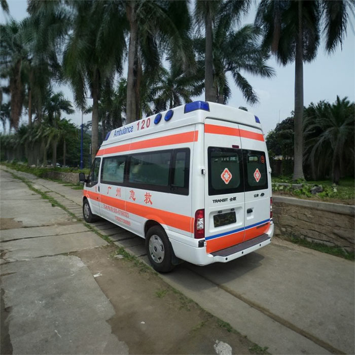 河南郑州郑东新区正规救护车转运到洛阳市新安县救护车收费标准 送回