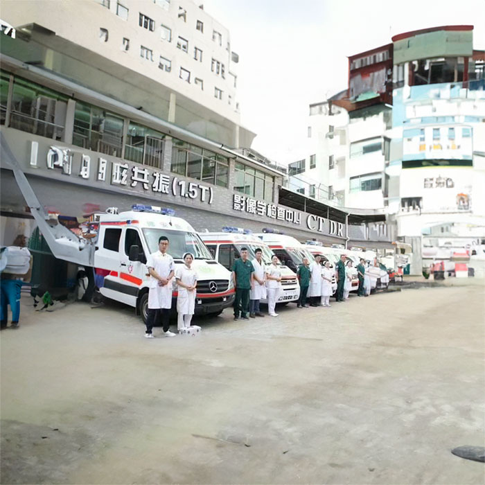 河南郑州市登封中原区私人救护车转运到鹤壁市救护车出租转运