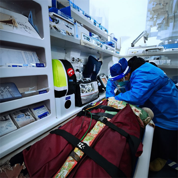 郑州市登封中原区救护车出租公司租赁到洛阳市孟津县院后转运救护车出租公司-救护车出租