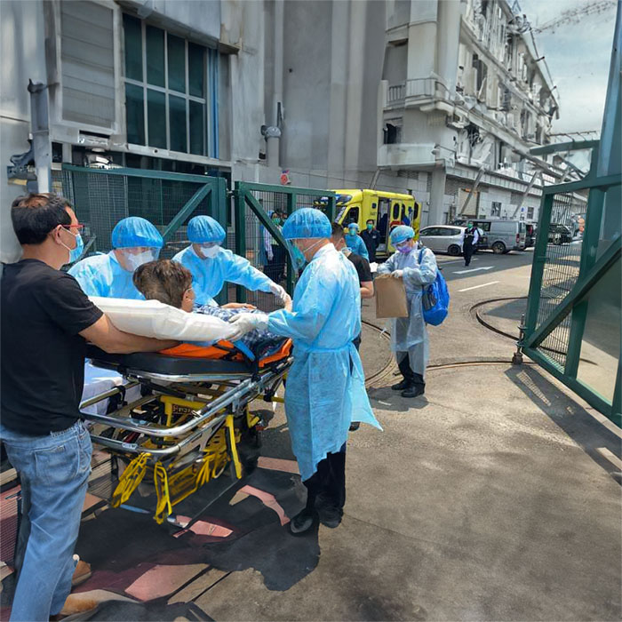 河南郑州中原正规救护车出租转运到鹤壁市山城区救护车接送电话