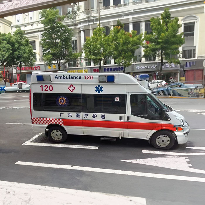 河南郑州金水区哪里有救护车转院到洛阳市汝阳县国产救护车价格