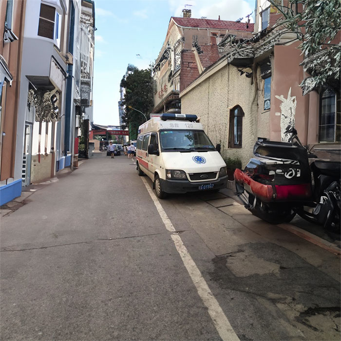 2023年郑州中原区出院回家到鹤壁市市辖区医院救护车电话