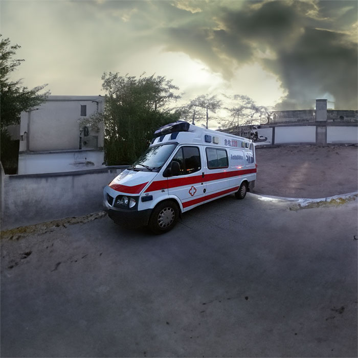 河南郑州本地出租救护车护送到三门峡市陕县救护车出租服务