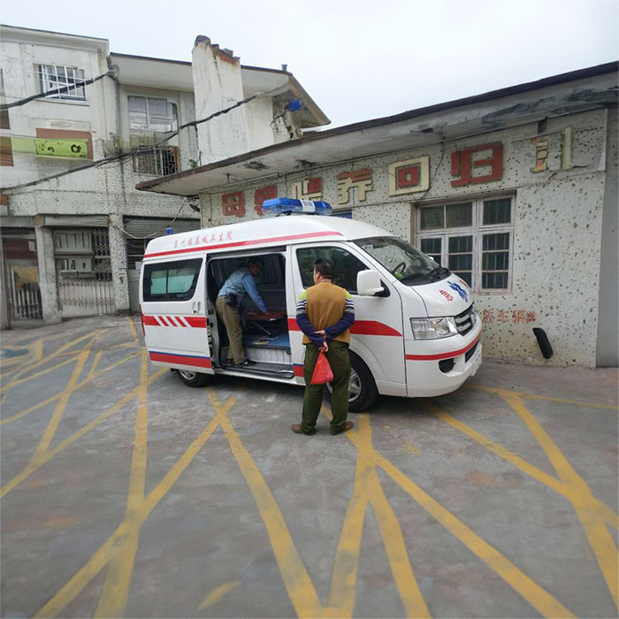 郑州市高新区医院救护车出租到商丘市民权县120救护车出租