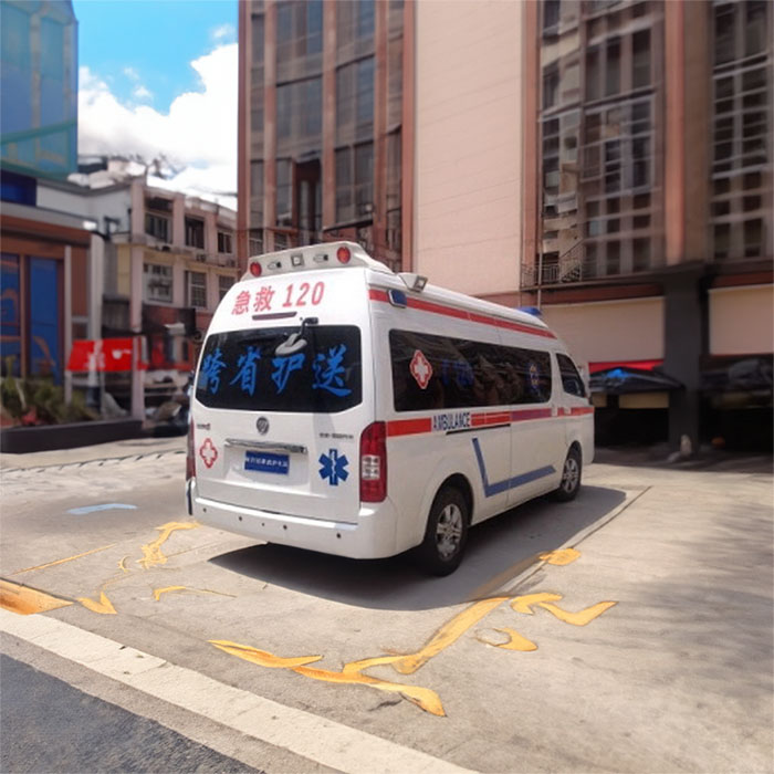 河南郑州金水120私人救护车租赁到安阳市人民医院 哪里120救护车出租