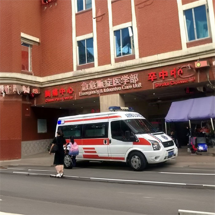 河南中牟县租用私人救护车护送到河南中国五二医院 救护车出租转院多少钱